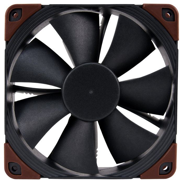Noctua NF-F12 IndustrialPPC-2000 IP67 PWM - Ventilador para PC de 120 mm, Flujo de Aire 121.8 m³/h, 2000 RPM, 29.7 dB, Conexión 4 Pines, Color Negro/Marrón