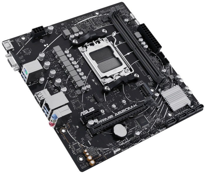 ASUS PRIME A620M-K AMD A620 Micro ATX DDR5