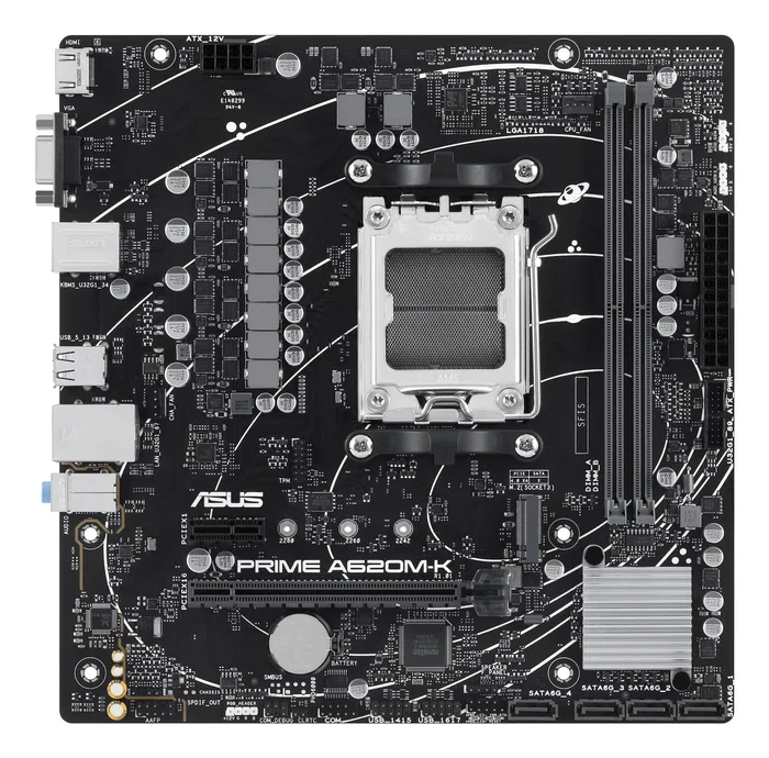 Asus PRIME A620M-K Socket AM5 Micro ATX DDR5