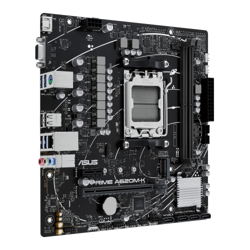 ASUS PRIME A620M-K AMD A620 Micro ATX DDR5