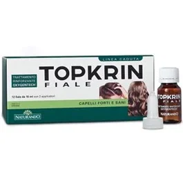 NATURANDO Fiale 12Viales Loción Fortificante Anticaída para Hombres y Mujeres, Vegana