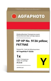 Agfa Photo Cartucho de Tinta Amarillo Compatible con HP 913A - 3000 Páginas