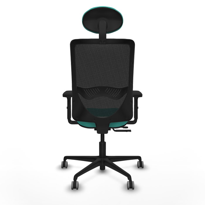 PIQUERAS Y CRESPO Silla de oficina Zulema con mecanismo Sincro/Traslack, Turquesa y Negro PIQUERAS Y CRESPO Silla de oficina Zulema con mecanismo Sincro/Traslack, Turquesa y Negro