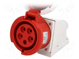 PAWBOL Conector de alimentación AC trifásico 32A 400V 5 pines