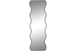 Espejo de pared Home ESPRIT Negro Urbano 50 x 2 x 150 cm