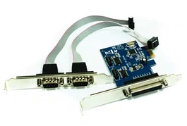 Approx APPPCIE1P2S Tarjeta PCI-E con 1 Puerto Paralelo y 2 Puertos Serie