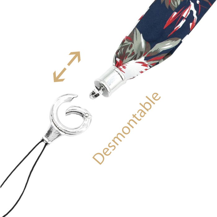 Be Mix Correa Pulsera Móvil Tela Negra Coral Floral Topos Desmontable Ajustable Be Mix Correa Pulsera Móvil Tela Negra Coral Floral Topos Desmontable Ajustable