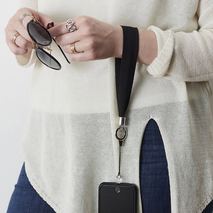 Be Mix Correa Pulsera Móvil Tela Negra Coral Floral Topos Desmontable Ajustable Be Mix Correa Pulsera Móvil Tela Negra Coral Floral Topos Desmontable Ajustable