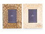 Giftdecor Portafotos 10x15 Budda Colores Surtidos Madera y Vidrio (Set de 6)