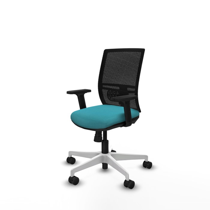 PIQUERAS Y CRESPO Silla de oficina Yunquera Turquesa y Negro PIQUERAS Y CRESPO Silla de oficina Yunquera Turquesa y Negro