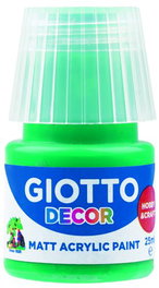GIOTTO Pintura Acrílica Verde Esmeralda Set de 6