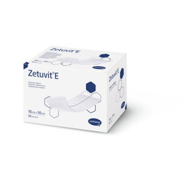 Zetuvit E Apósito Absorbente para Heridas - 10 cm x 10 cm - Paquete de 50 Unidades