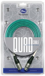 BLUE Cable Quad Transmite Sonido Óptimo con Micrófonos Profesionales Respuesta Extendida Agudos