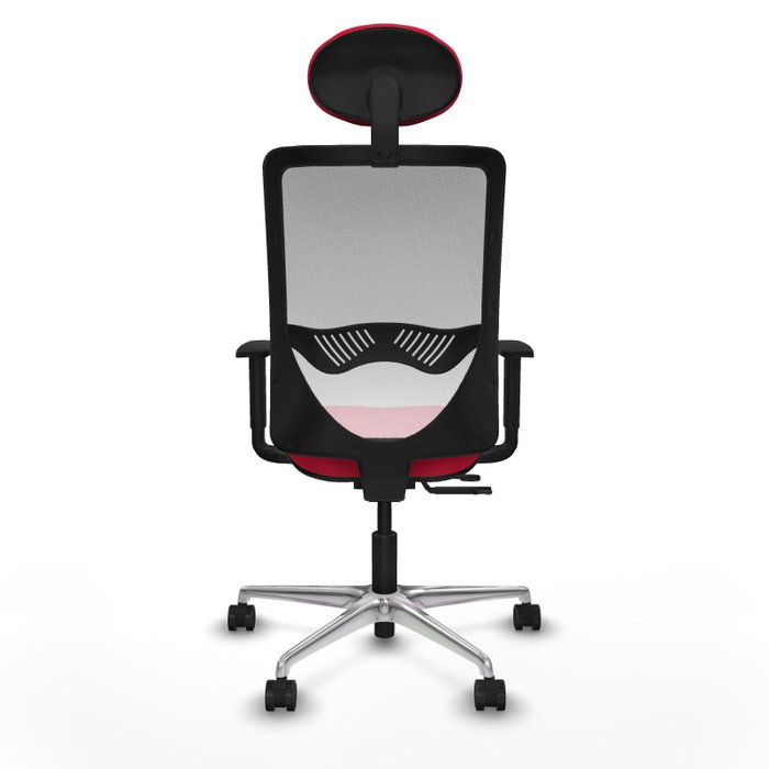PIQUERAS Y CRESPO Silla de oficina Zulema con Mecanismo Sincro/Traslack Rojo y Blanco PIQUERAS Y CRESPO Silla de oficina Zulema con Mecanismo Sincro/Traslack Rojo y Blanco