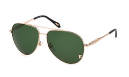 Just Cavalli SJC029-600349 Gafas de sol doradas con cristal verde