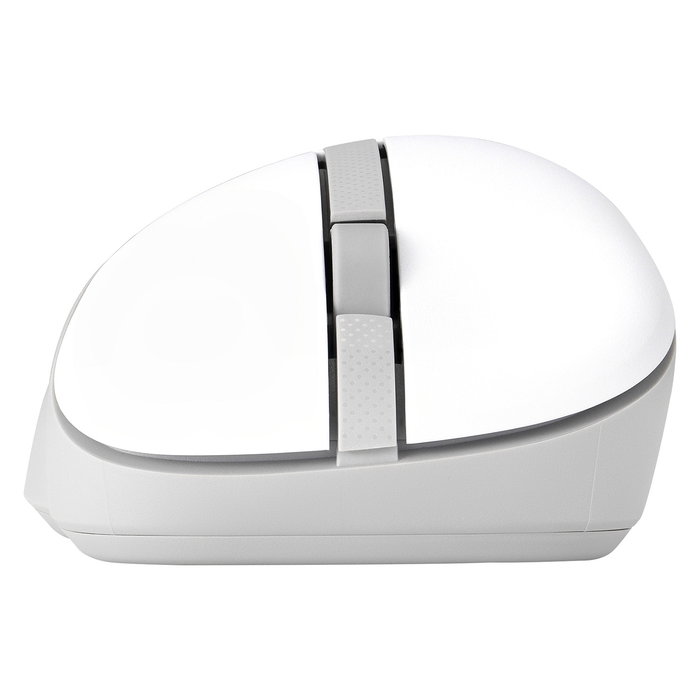 ASUS Wireless Mouse MD102, Blanco, Silencioso, Óptico, 1600 DPI, RF + Bluetooth, Para Mano Derecha, PC