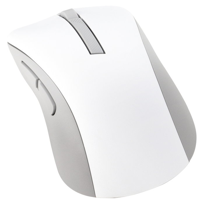 ASUS Wireless Mouse MD102, Blanco, Silencioso, Óptico, 1600 DPI, RF + Bluetooth, Para Mano Derecha, PC
