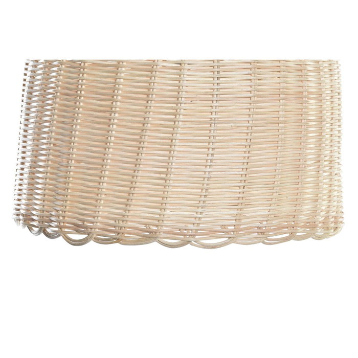 DKD Home Decor Lámpara de Techo de Ratán Natural 39x39x30 cm