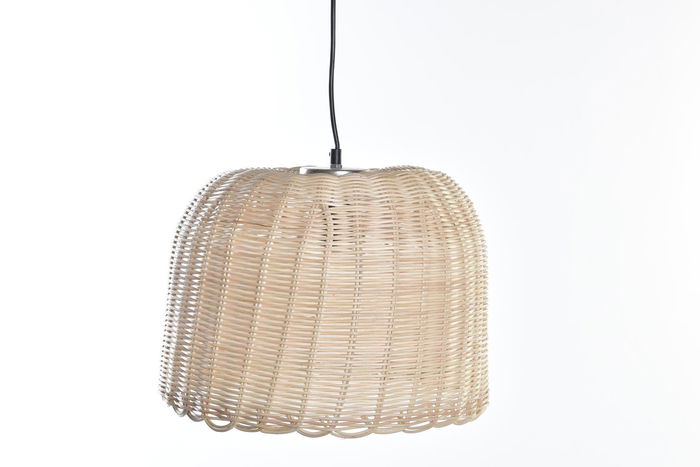 DKD Home Decor Lampara Techo Balines Ratan Natural 39 x 30 x 39 cm DKD Home Decor Lampara Techo Balines Ratan Natural 39 x 30 x 39 cm