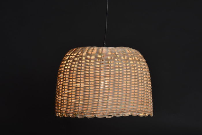 DKD Home Decor Lampara Techo Balines Ratan Natural 39 x 30 x 39 cm DKD Home Decor Lampara Techo Balines Ratan Natural 39 x 30 x 39 cm