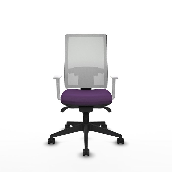PIQUERAS Y CRESPO Silla de oficina Horna con mecanismo Sincro, Morado y Blanco PIQUERAS Y CRESPO Silla de oficina Horna con mecanismo Sincro, Morado y Blanco
