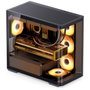 Jonsbo D300 Midi-Tower Negro con Vidrio Templado de 270 Grados
