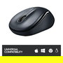 Logitech M325 Ratón Inalámbrico Óptico 1000 DPI Ambidextro Negro