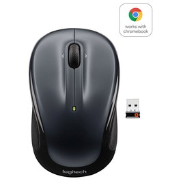 Logitech M325 Ratón Inalámbrico Óptico 1000 DPI Ambidextro Negro