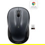 Logitech M325 Ratón Inalámbrico Óptico 1000 DPI Ambidextro Negro