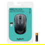 Logitech M325 Ratón Inalámbrico Óptico 1000 DPI Ambidextro Negro