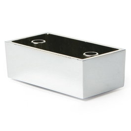 Trentadue Base Zamak Tropea Cromo 60x30 H22