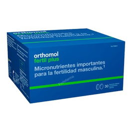 Orthomol Fertil Plus 30 Raciones 3Comp.+1Cap. Suplemento para la Fertilidad Masculina con Zinc y Selenio