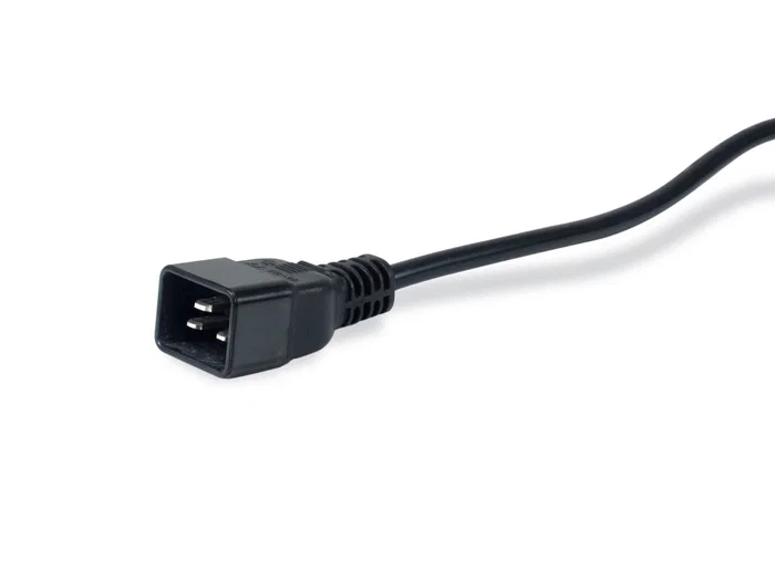 Equip 333316 Unidad de Distribución de Energía (PDU) 8 Salidas AC 1U para Rack 19", Aluminio Negro, 3500W, Con Interruptor, C13 + C19