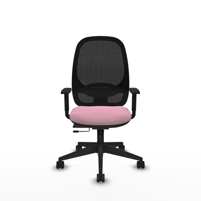 PIQUERAS Y CRESPO Silla de oficina Cilanco Rosa y Negro