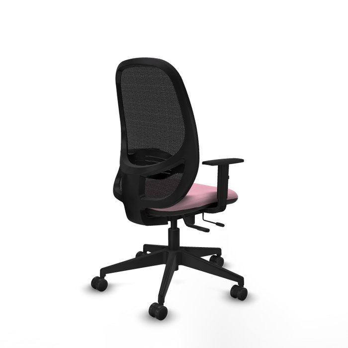PIQUERAS Y CRESPO Silla de oficina Cilanco Rosa y Negro