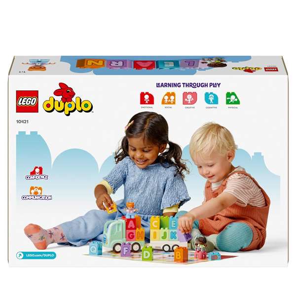 LEGO Duplo Juego de Construcción Camión del Alfabeto - Para niños a partir de 18 meses