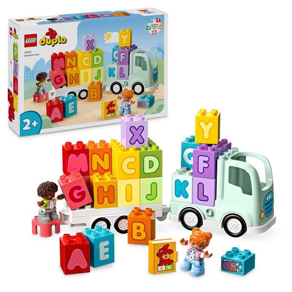 LEGO Duplo Juego de Construcción Camión del Alfabeto - Para niños a partir de 18 meses