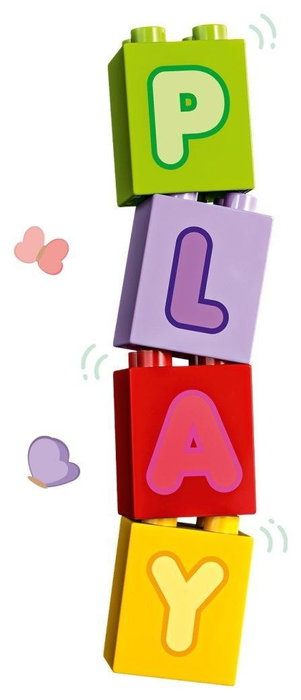 LEGO DUPLO Camión del Alfabeto ABC, Juego de Construcción Educativo de 36 Piezas