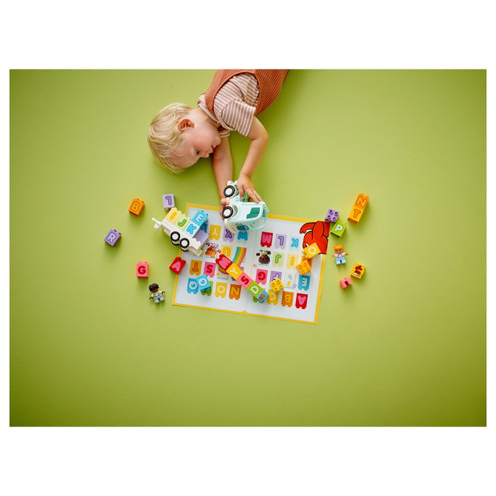 LEGO DUPLO Camión del Alfabeto ABC, Juego de Construcción Educativo de 36 Piezas