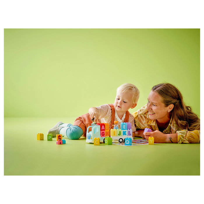 LEGO DUPLO Camión del Alfabeto ABC, Juego de Construcción Educativo de 36 Piezas