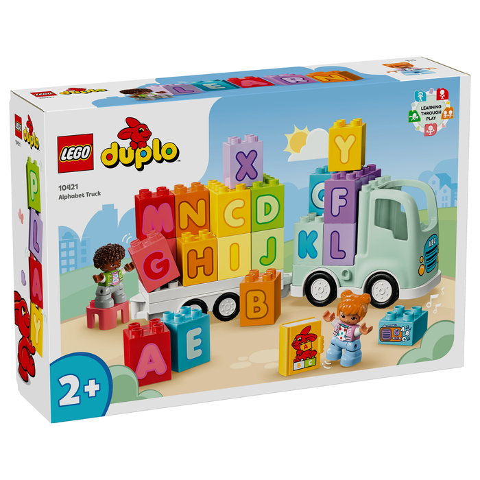 LEGO DUPLO Camión del Alfabeto ABC, Juego de Construcción Educativo de 36 Piezas