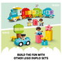 LEGO DUPLO Camión del Alfabeto ABC, Juego de Construcción Educativo de 36 Piezas