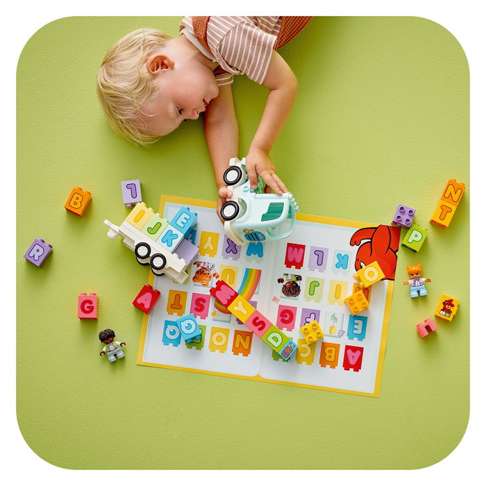 LEGO DUPLO Camión del Alfabeto ABC, Juego de Construcción Educativo de 36 Piezas