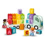 LEGO DUPLO Camión del Alfabeto ABC, Juego de Construcción Educativo de 36 Piezas