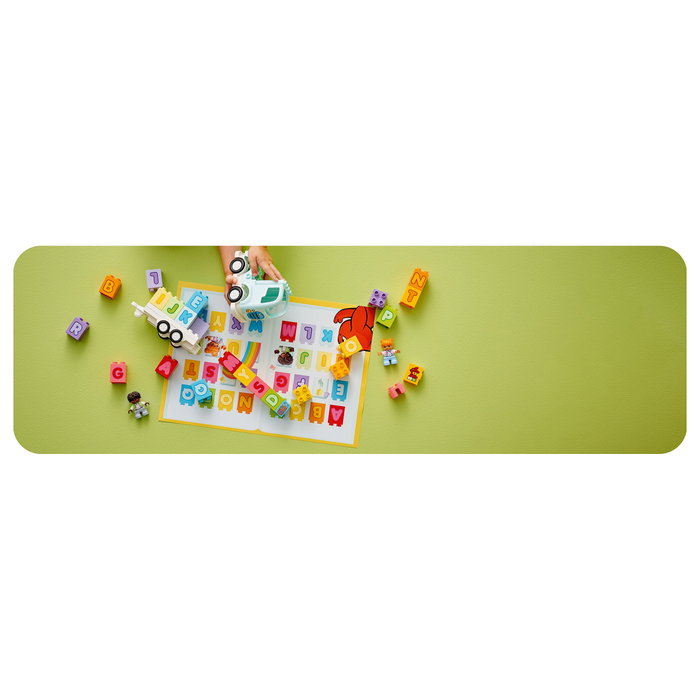 LEGO DUPLO Camión del Alfabeto ABC, Juego de Construcción Educativo de 36 Piezas