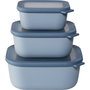 Mepal Cirqula Multi-Bowl Set 3-pcs, Nordic Blue