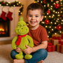 Color Baby Peluche El Grinch con Bufanda de Navidad 50 Cm.