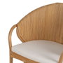 Ixia Sillón Natural de Ratán para Decoración 65 x 63 x 78 cm