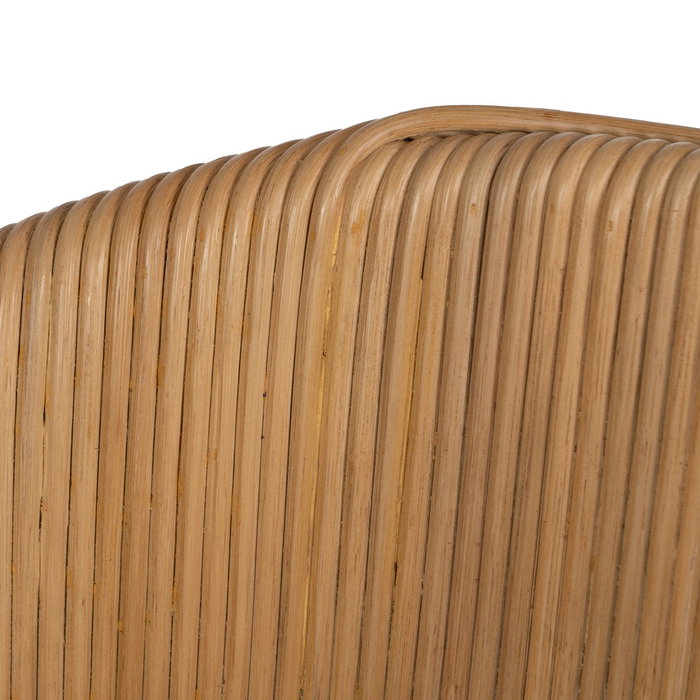 Ixia Sillón Natural de Ratán para Decoración 65 x 63 x 78 cm