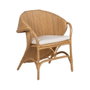 Ixia Sillón Natural de Ratán para Decoración 65 x 63 x 78 cm